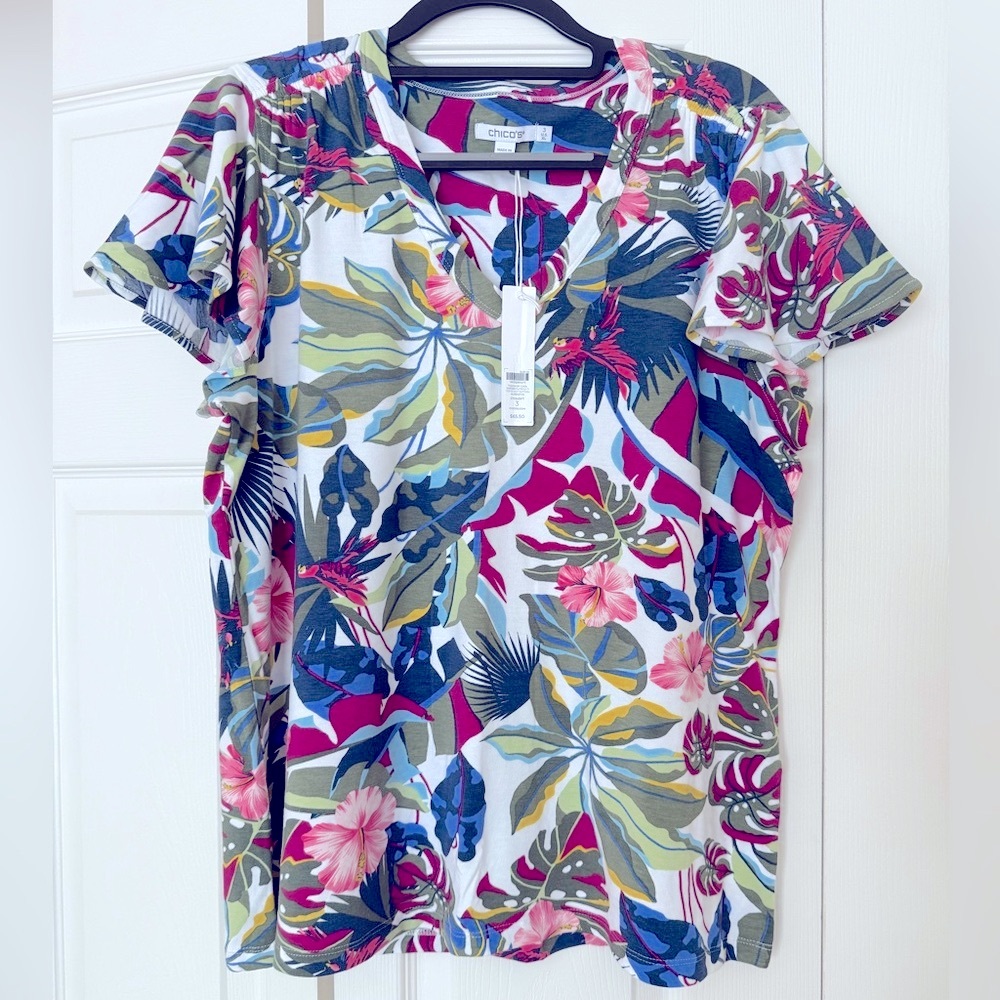 NWT Chico’s Touch of Cool T-shirt NWT